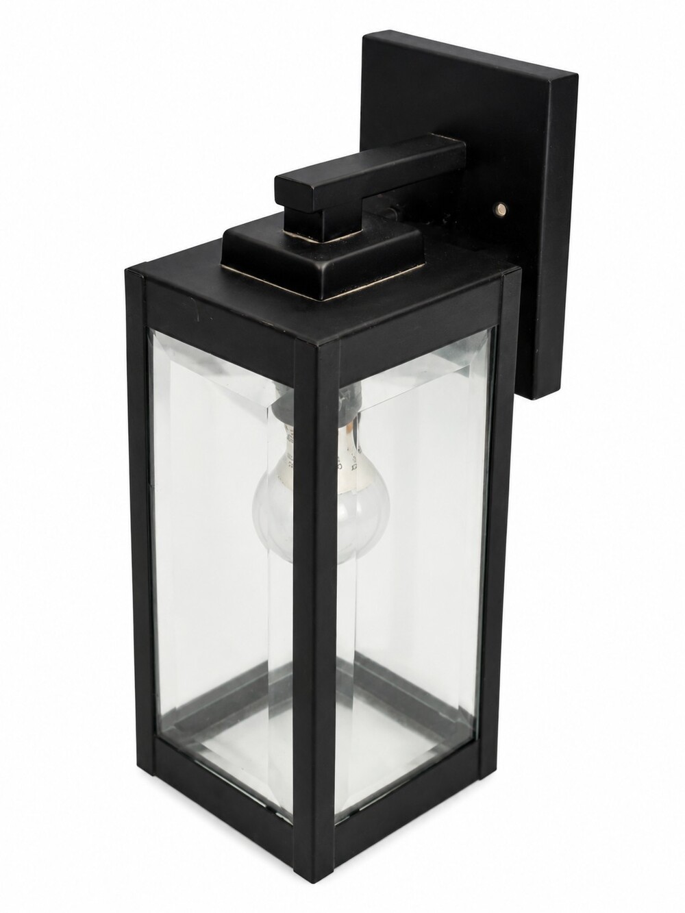 Quoizel Black Steel Porch Wall Light Lanterns Art Modern Contemporary